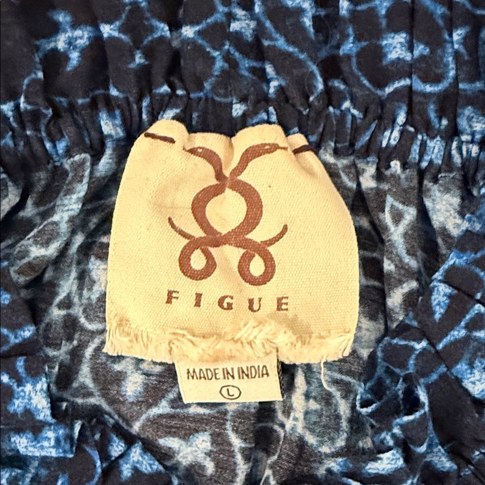 Figue Navy Patterned Blouse - image 4